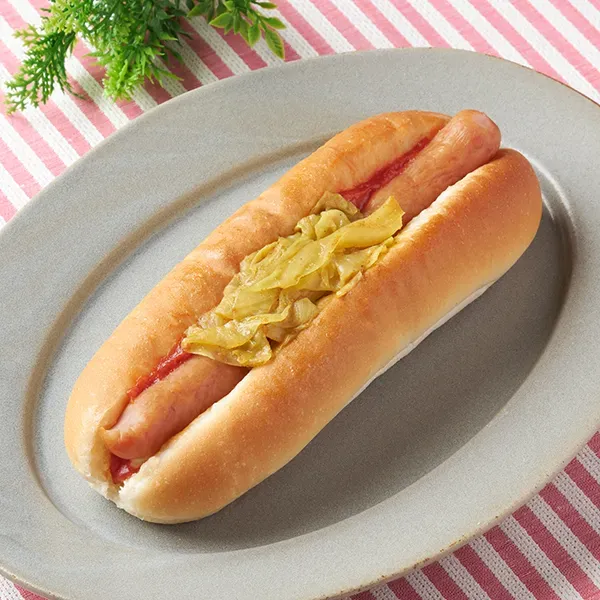 ホットサンド ホットドッグ(カレーキャベツ入り)