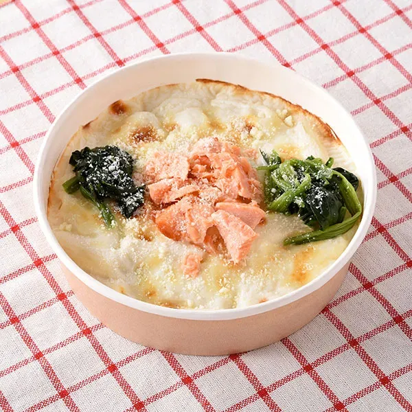 연어 시금치 크림 그라탕