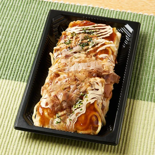 Teppan Hand-Grilled Modanyaki (Savoury Pancake with Noodles)