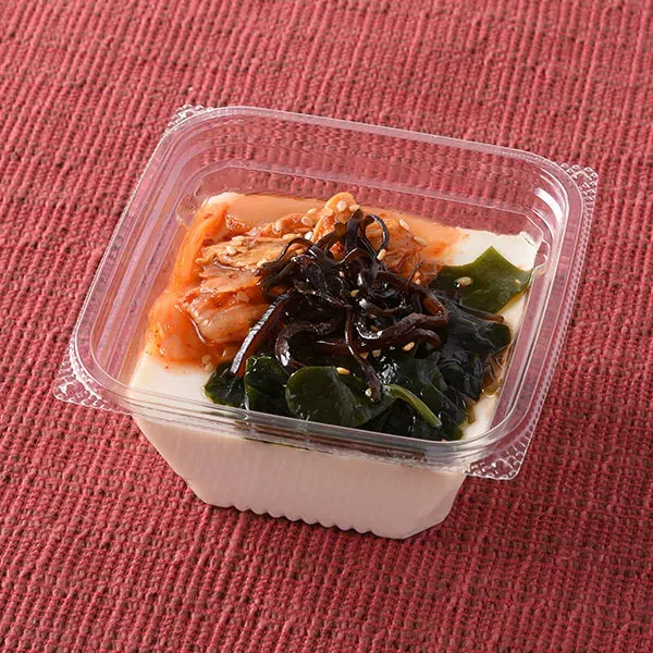 Creamy Tofu with Kelp and Kimchi