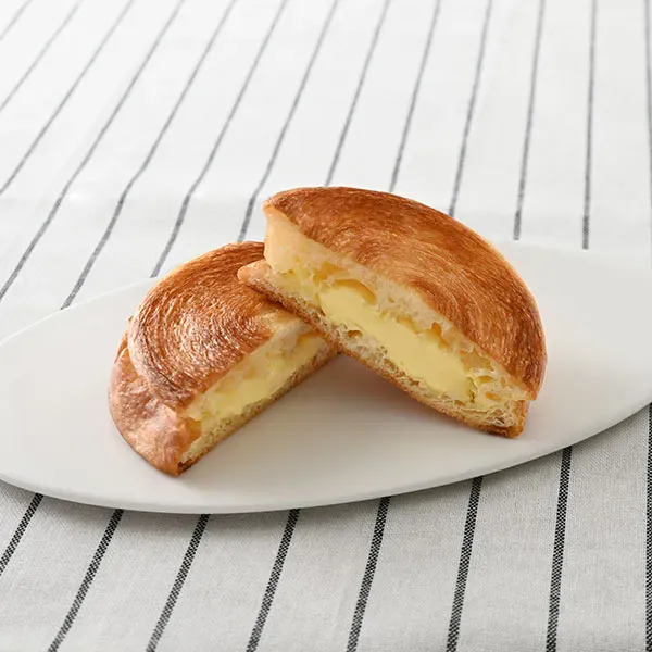 Chewy Croissant Roll (Double Custard)