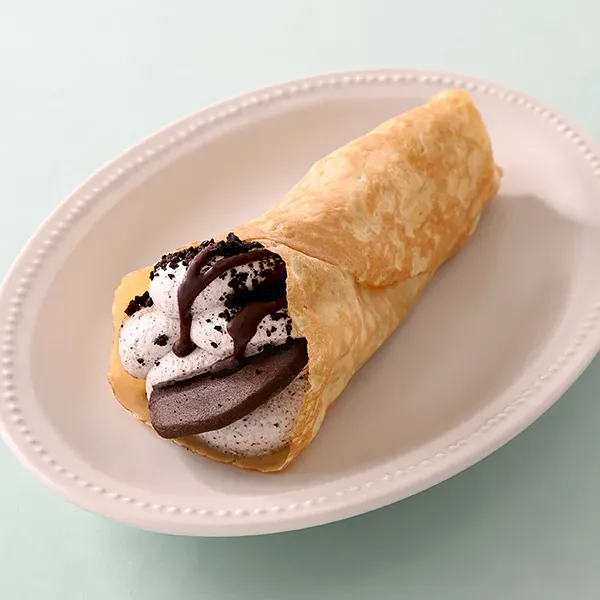 ザクッと食感 クッキー&クリームクレープ