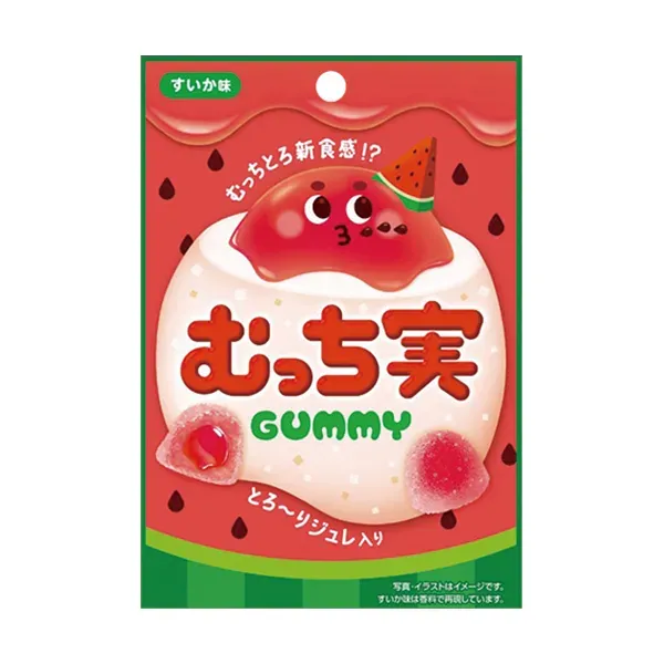 KREET Chewy Real Fruit Gummy Watermelon Flavor
