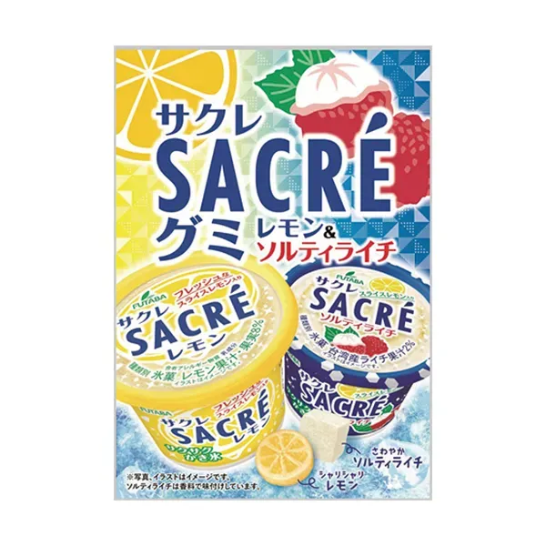 KREET SACRE Gummy Lemon and Salty Lychee