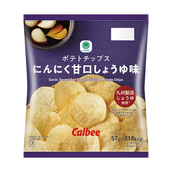Potato Chips Sweet Garlic Soy Sauce Flavor