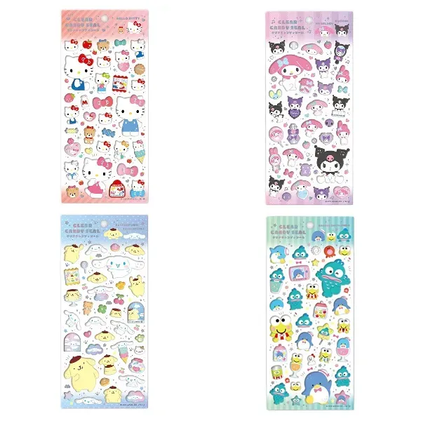 SANRIO Clear Candy Stickers