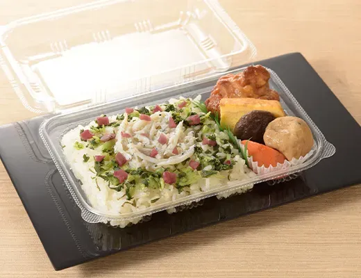 伊達なしらすとおかず弁当