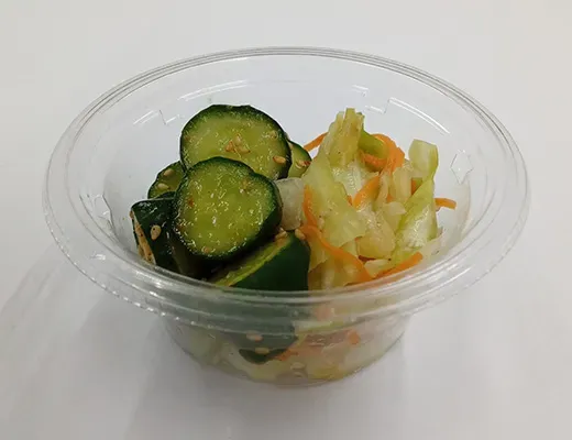 Cucumber and Cabbage Appetizer Salad