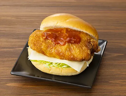 ガーリックトマトチキンバーガー