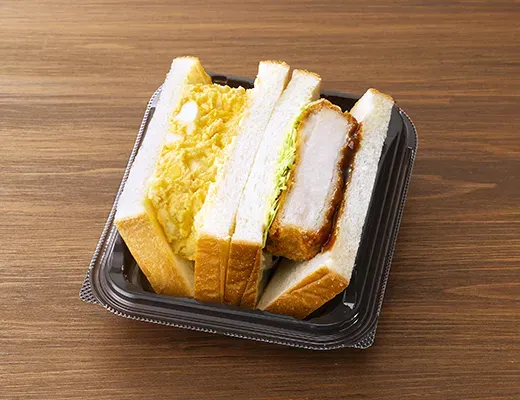 Thick-Cut Sangan Pork Cutlet & Egg Sandwich