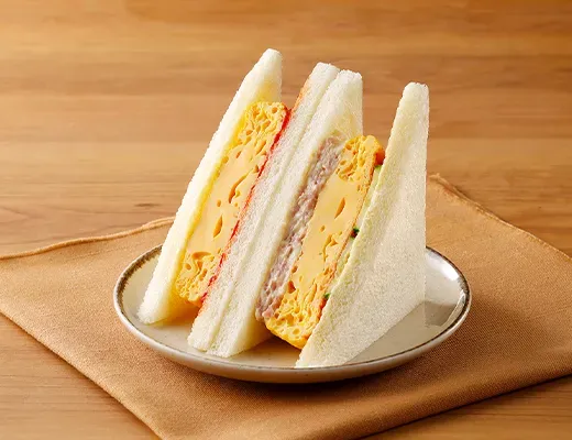 육수 맛이 깊은 계란말이 & 햄 샌드위치
