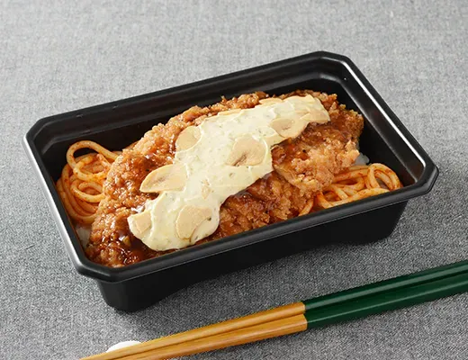 Okazudon! Garlic Tartar Chicken Cutlet Bento