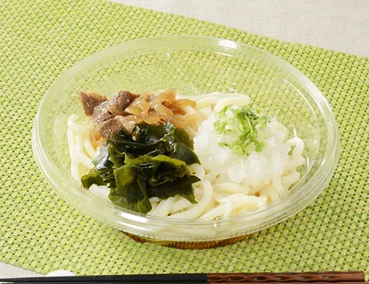 特盛!冷し牛おろしわかめうどん