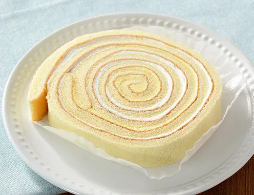 Swirl Roll Cake (Salted Vanilla)