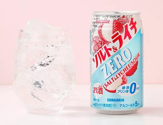 SANGARIA Zero Sour Salt & Lychee 350ml