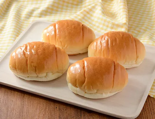Japanese Wheat Butter Rolls with Margarine 4 Pieces