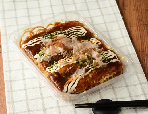 Festival-Style Okonomiyaki (with Pork) & Yakisoba