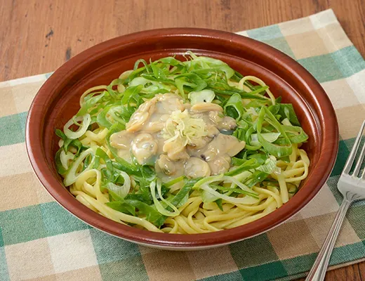 こだわりおだしの生パスタ あさりと九条ねぎ