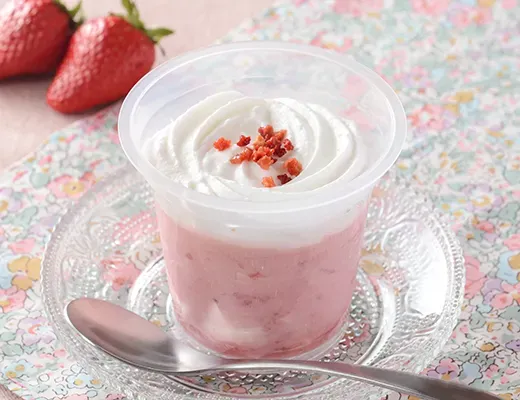 Strawberry Milk Almond Jelly