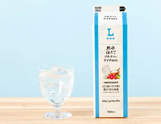 Pure Water Salty + Lychee Mix
