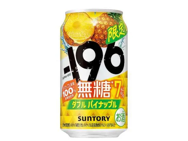 -196無糖 ダブルパイナップル 350ml