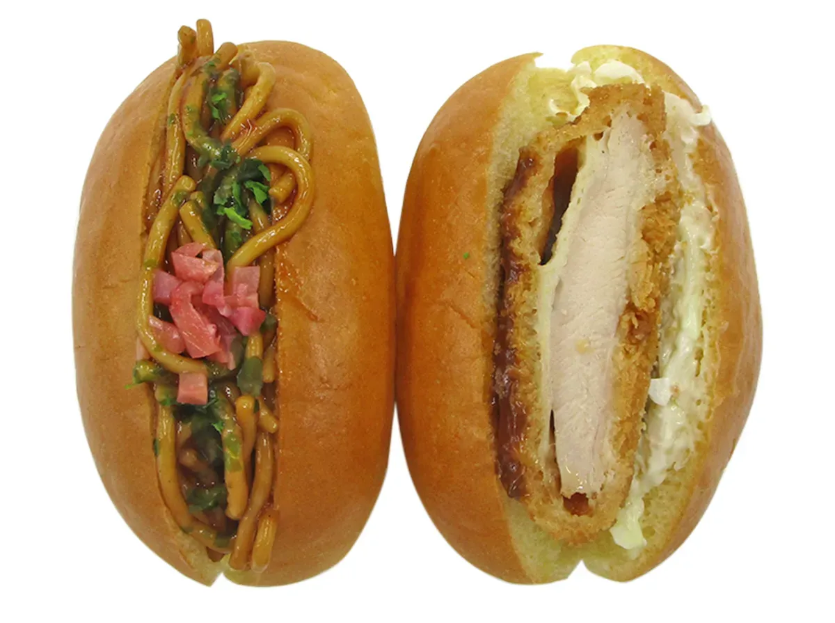 ミニロール焼きそば&たれチキンカツ