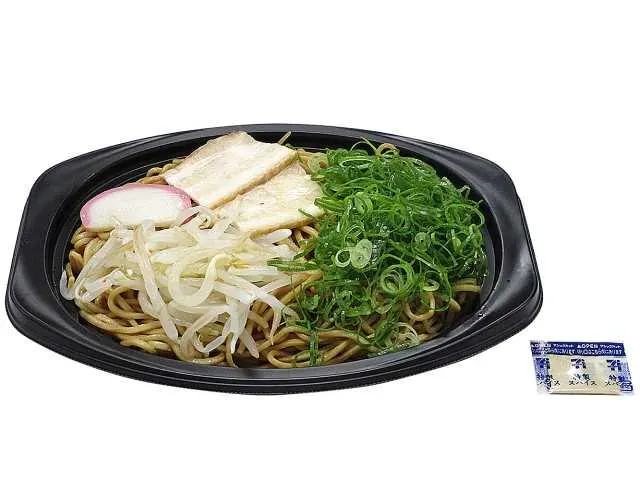간장 돈코츠 맛 야키라멘 (와카야마 중화소바 풍)