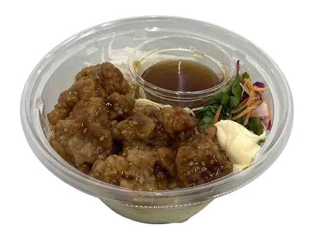 期間限定 鶏唐揚げ増量 甘辛鶏唐揚げのパスタサラダ
