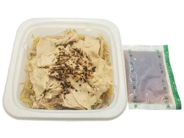 ぽん酢で食べる豚もやし