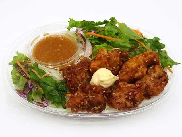면 곱빼기 단짠 치킨 마요 파스타 샐러드
