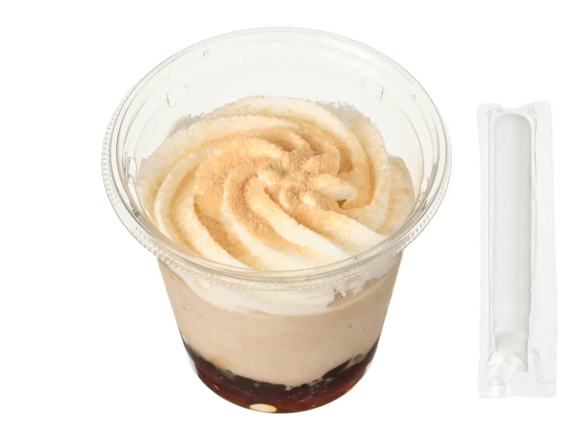 Mix-Mix Dessert with Brown Sugar Syrup, Kinako & Warabimochi