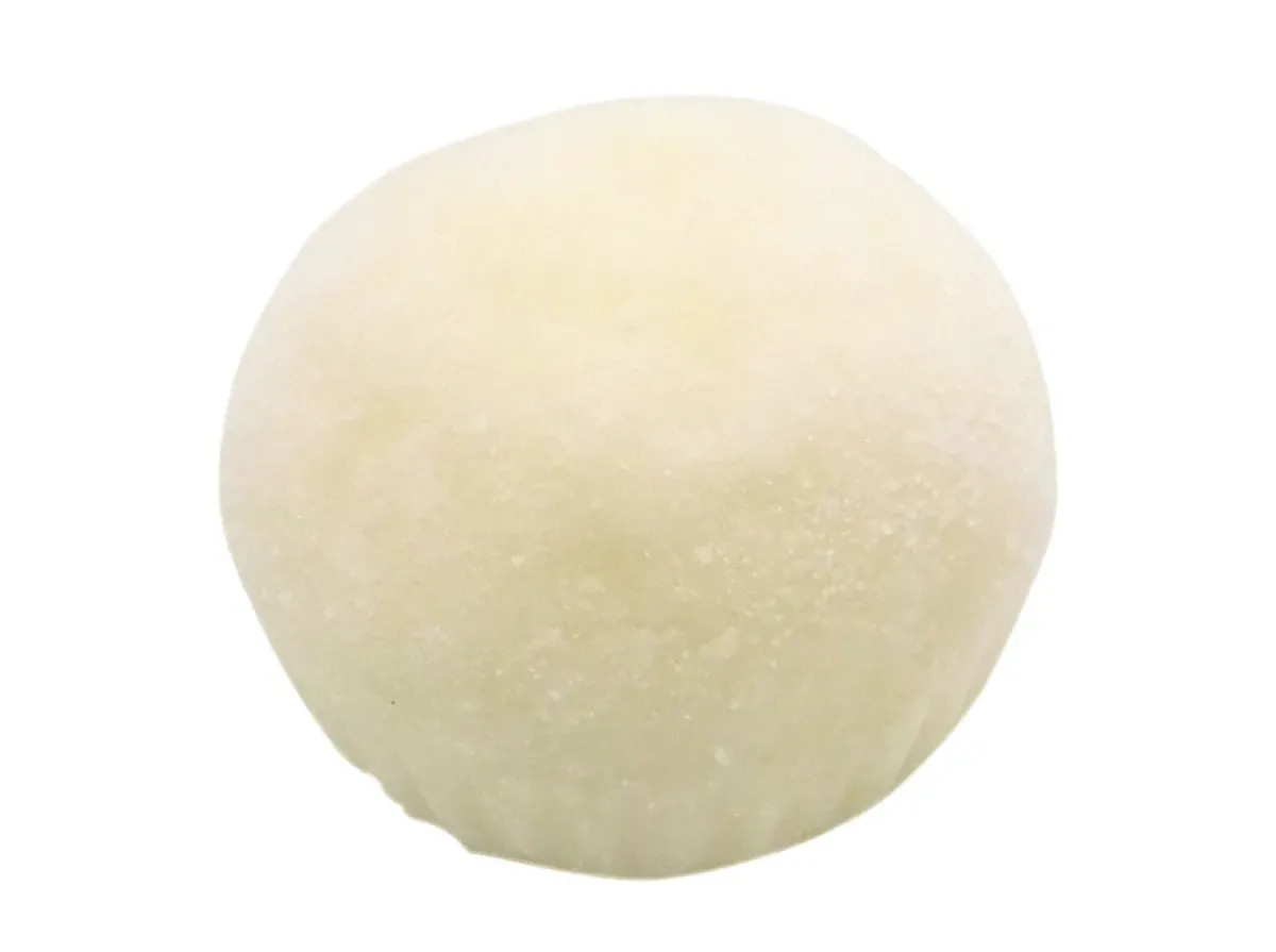 Fluffy Peach Custard with Habutae Mochi