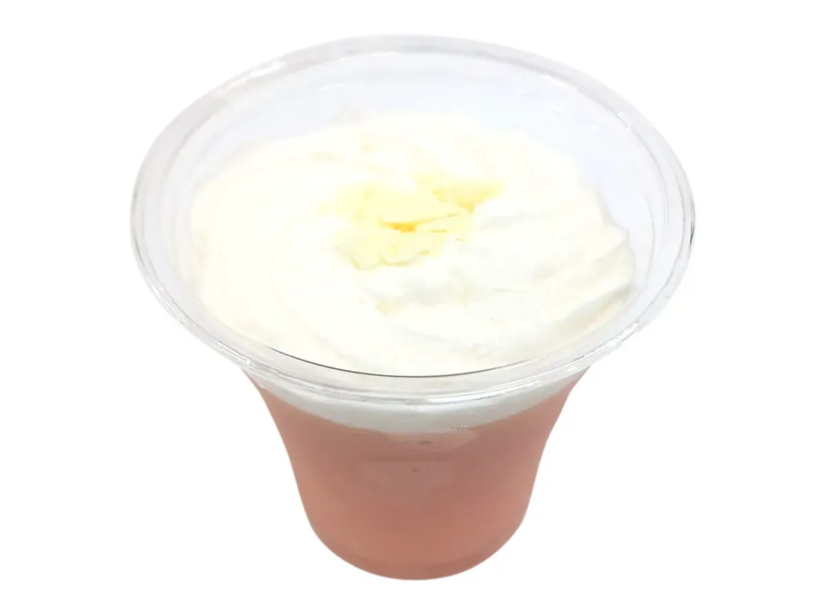 부드러운 아라카와 복숭아 밀크