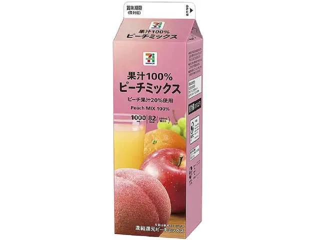 7プレミアム ピーチミックス果汁100% 1L