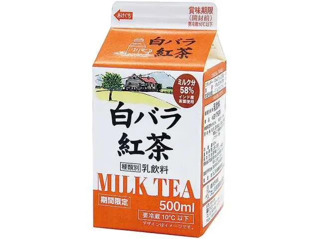 大山乳業 白バラ紅茶 500ml
