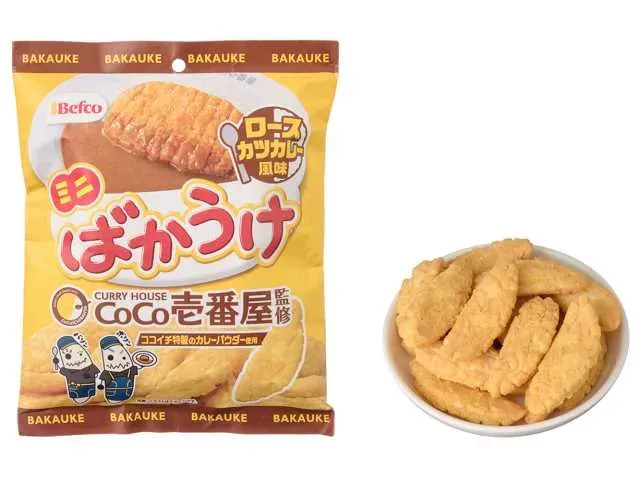 栗山 ミニばかうけ CoCo壱番屋監修 ロースカツカレー風味
