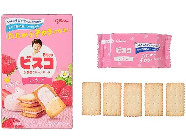 グリコ ビスコ いちご