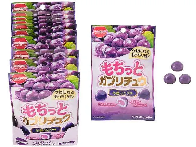 MEIJI CHEWING GUM Mochitto Gabrichu Rich Grape Flavor