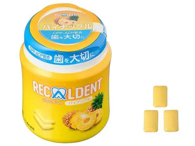 MONDELEZ Recaldent Pineapple Bottle
