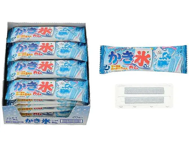 마루카와 제과 빙수 껌 소다 맛