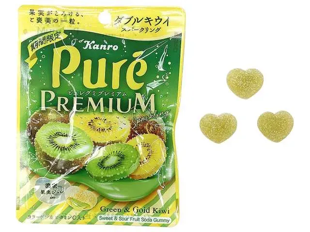 カンロ ピュレグミプレミアム ダブルキウイスパークリング