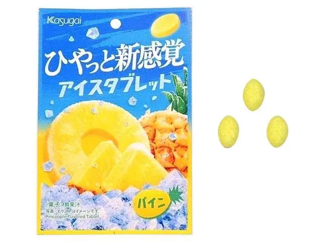 카스가이 제과 아이스 태블릿 파인애플