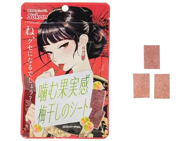 SOKAN Chewy Fruitiness Dried Plum Sheets