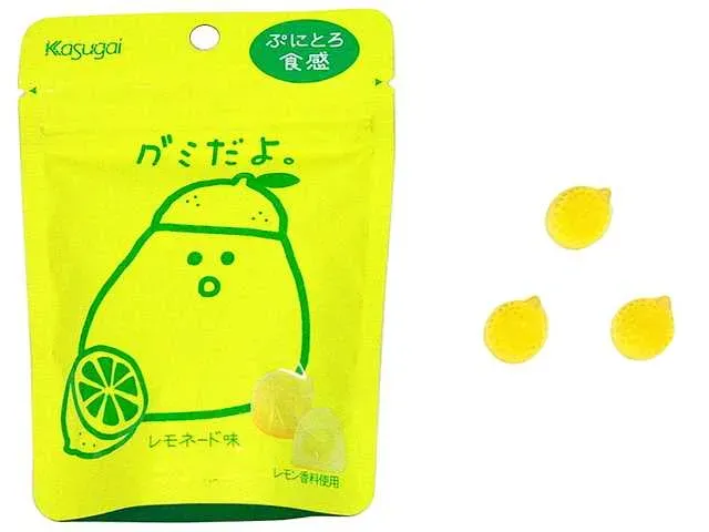春日井製菓 グミだよ。レモネード味