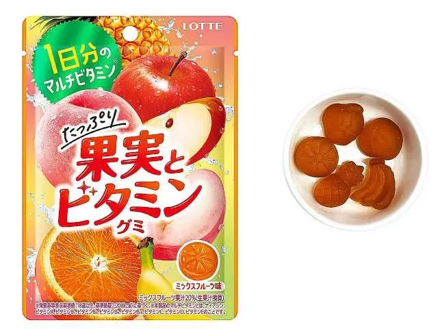 LOTTE Plenty of Fruit and Vitamin Gummies
