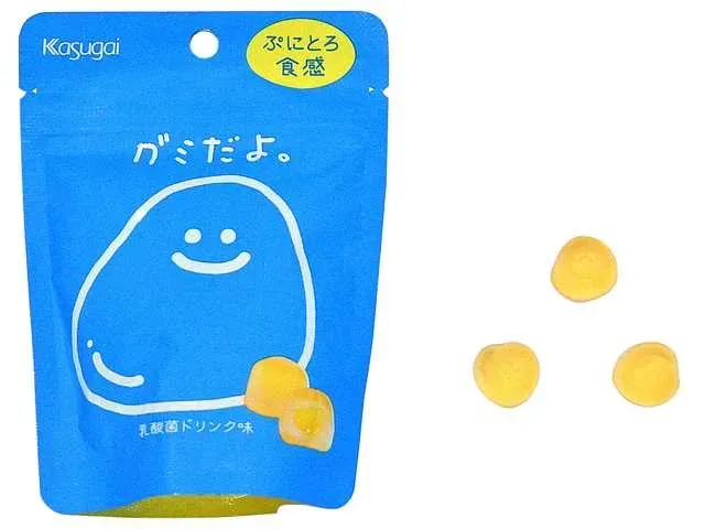 春日井製菓 グミだよ。乳酸菌ドリンク味