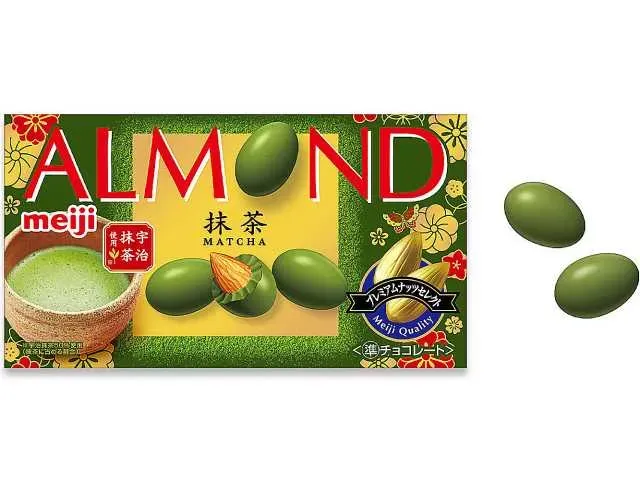 MEIJI Almond Chocolate Matcha