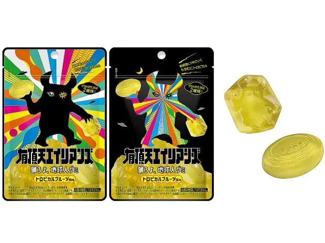 UCHOTEN ALIEN Let’s Dance, Earthlings Gummy (Tropical Fruit Flavor)