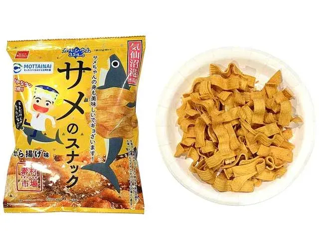 오야츠 컴퍼니 소재시장 상어 스낵 가라아게 맛