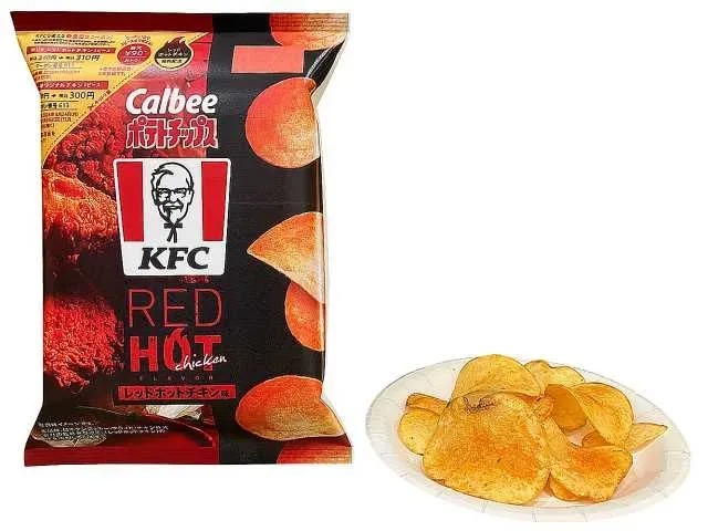 CALBEE Potato Chips KFC Red Hot Chicken Flavor